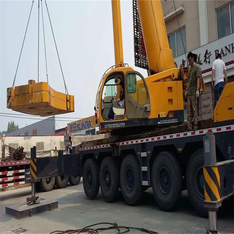 淇县当地吊车出租|机器吊装|75吨|工厂搬迁服务